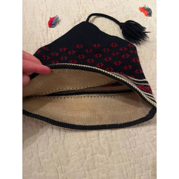 vintage north face winter hat blue - Picture 2 of 5